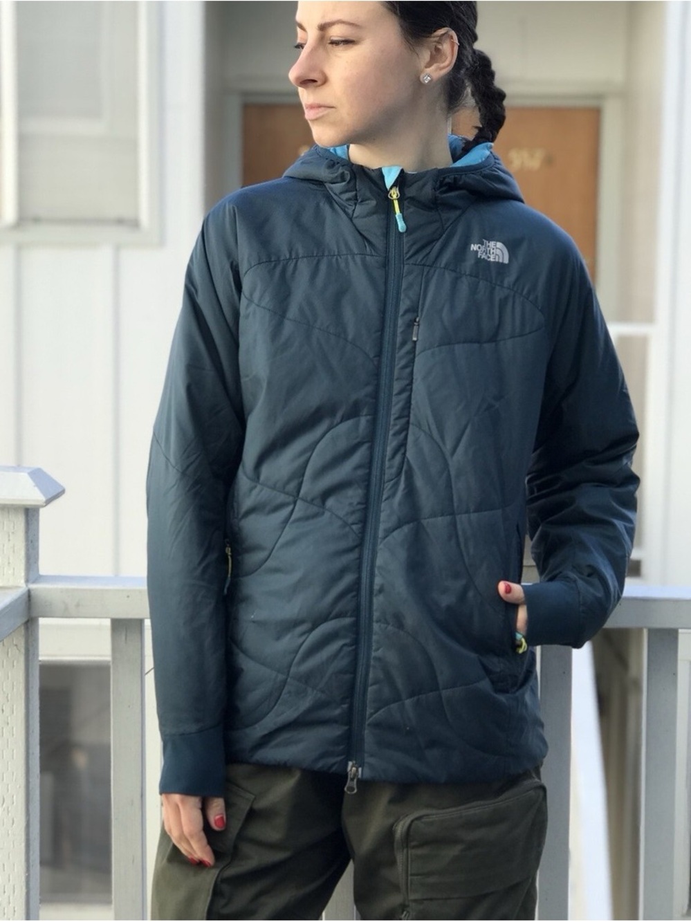 The North Face Summit Series Primaloft Hooded Insulated Puffer Jacket XS